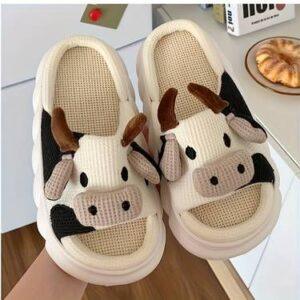Pantuflas de vaquita