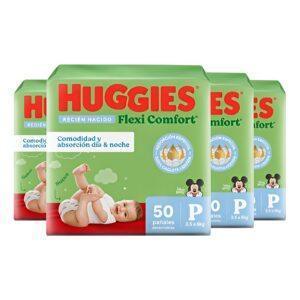 huggies flexi confort recien nacido - 2 pack