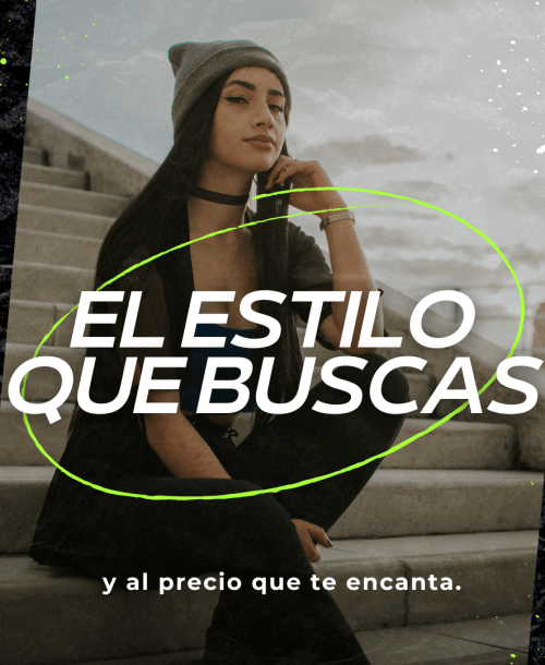 Posteo de Instagram Moda Urbana Negro Verde